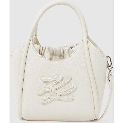 Mini Ssac En Toile K/autograph Avec Écusson, , , Taille: One Size - Karl Lagerfeld - Modalova