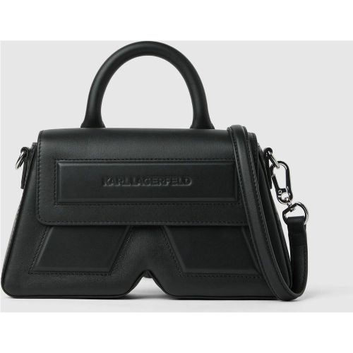 Sac Ikon K Avec Anse Supérieure En Cuir, , -, Taille: One Size - Karl Lagerfeld - Modalova