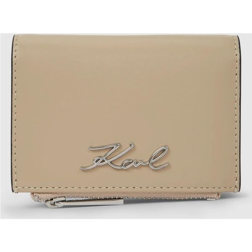 Portefeuille À Deux Volets K/signature, , , Taille: One Size - Karl Lagerfeld - Modalova