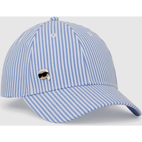 Casquette Rayée Ikon, , , Taille: One Size - Karl Lagerfeld - Modalova