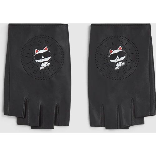 Mitaines À Motif Cercle Ikon Choupette, , , Taille: S - Karl Lagerfeld - Modalova