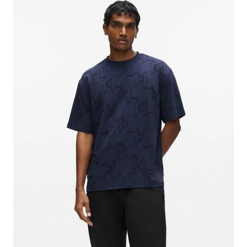 T-shirt Avec Monogram Façon All-over, , , Taille: Xs - Karl Lagerfeld - Modalova