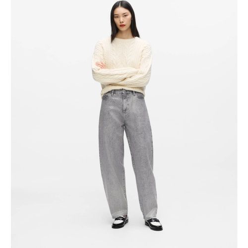 Jeans Barrel À Motif Python Enduit, , , Taille: 24 - Karl Lagerfeld - Modalova