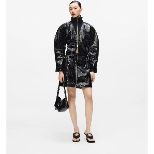 Jupe En Cuir Effet Croco Kl Studio, , , Taille: 38 - Karl Lagerfeld - Modalova