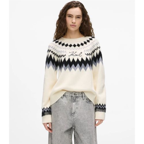 Pull En Maille Alpine, , /, Taille: Xs - Karl Lagerfeld - Modalova