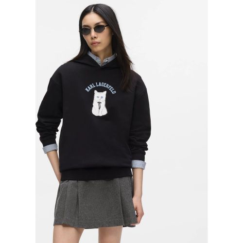 Sweat À Capuche Avec Motif Choupette Ikon, , , Taille: Xs - Karl Lagerfeld - Modalova