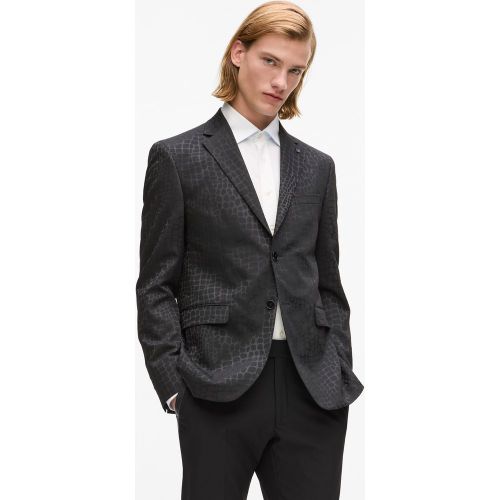 Blazer À Motif Façon All-over, , , Taille: 48 - Karl Lagerfeld - Modalova
