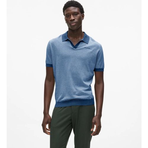 Polo En Maille À Rayures, , , Taille: S - Karl Lagerfeld - Modalova