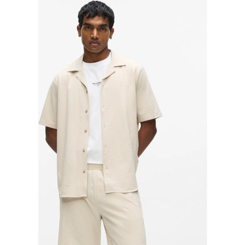 Chemise À Manches Courtes Monogram, , , Taille: S - Karl Lagerfeld - Modalova