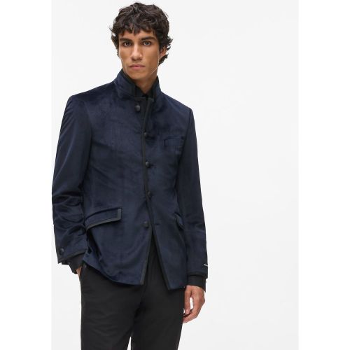 Veste À Col Montant En Velours, , , Taille: 48 - Karl Lagerfeld - Modalova