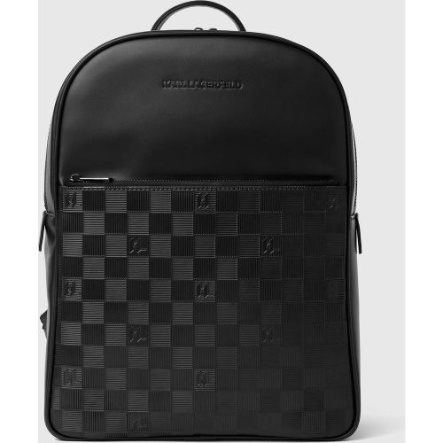 Sac À Dos À Motif Damier Monogram, , , Taille: One Size - Karl Lagerfeld - Modalova