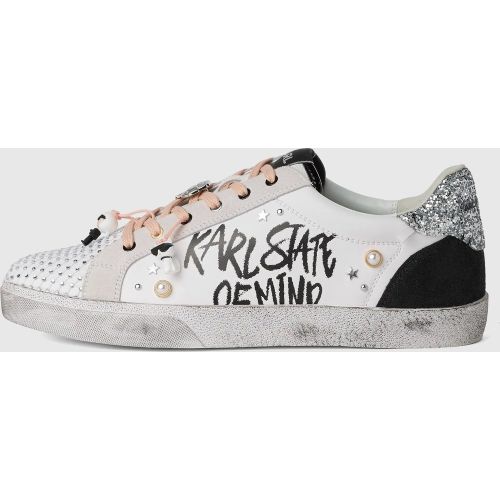 Baskets Cloutées Avec Citation Skool Karl, , /, Taille: 35 - KL Jeans - Modalova