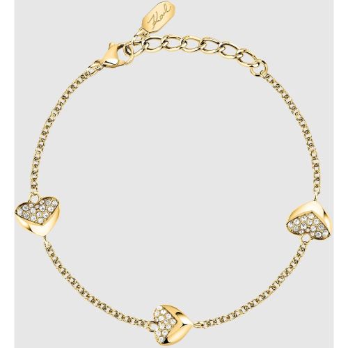 Bracelet Avec Plusieurs Breloques En Forme De Cœur, , , Taille: One Size - Karl Lagerfeld - Modalova