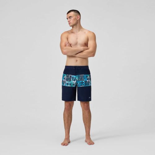 Short de bain Bondi imprimé 50 cm, s, bleu marine/bleu - S - Speedo - Modalova