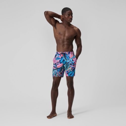 Maillot de bain à motif imprimé Rondo Edges, Bleu - S - Speedo - Modalova