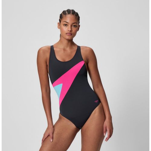 Maillot de bain Hyperboom Butterfly Back noir/rose - 28 - Speedo - Modalova