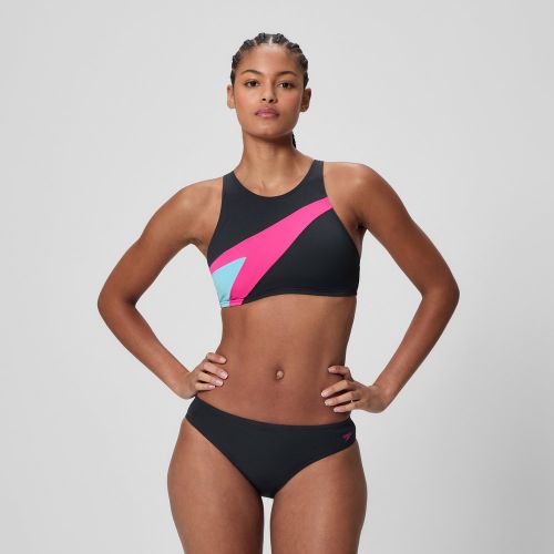 Ensemble bikini Hyperboom Butterfly Back noir/rose - 28 - Speedo - Modalova