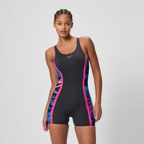 Combinaison courte Hyperboom Splice Muscleback noir/rose - 28 - Speedo - Modalova