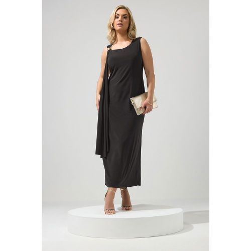 Robe Longue Noire Size 42 - Yours London - Modalova