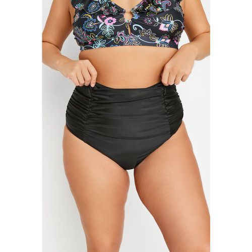 Bas De Bikini Taille Haute Plissé - Yours - Modalova