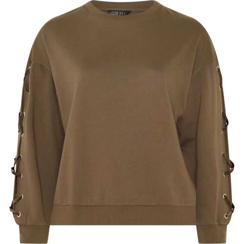 Sweatshirt Marron À Œillets Size 48 - Limited Collection - Modalova