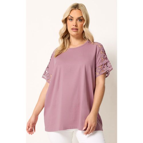 Tshirt Rose En Crochet Size 44 - Yours - Modalova