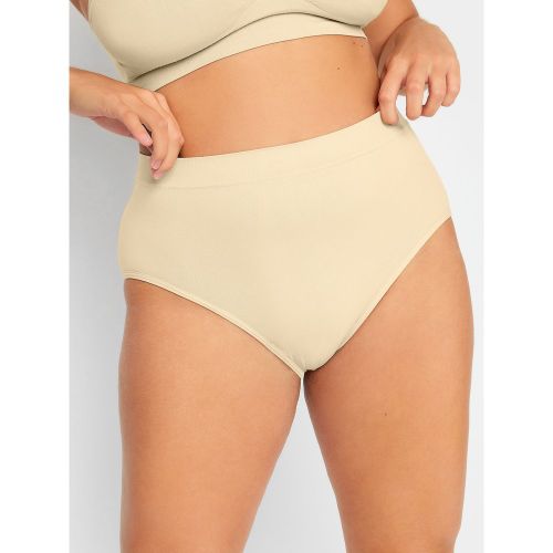 Culottes Couvrantes Sans Coutures Et Légèrement Gainantes À Taille Haute Size 50-52 - Yours - Modalova