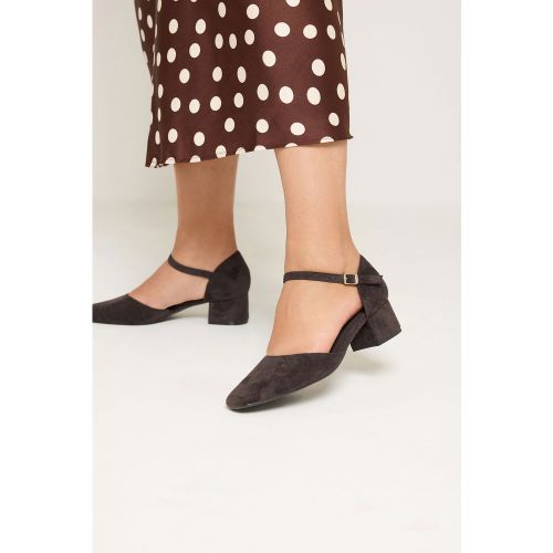 Chaussures À Talons Carrés Marron, Coupe Large E Size 37E - Yours - Modalova