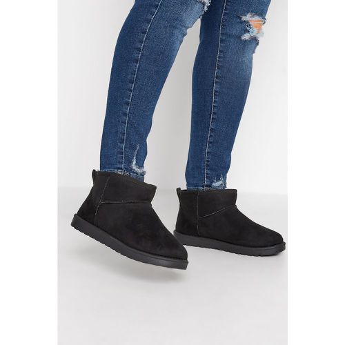 Bottines Daim Fausse Fourrure Pieds Larges E & Extra Larges eee - Yours - Modalova