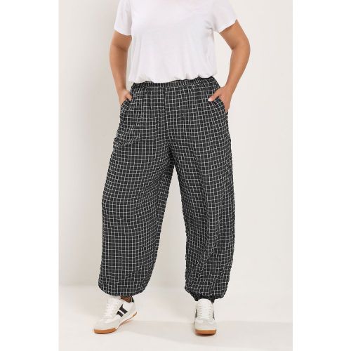 Pantalon Ballon Noir À Carreaux Size 46 - Yours - Modalova