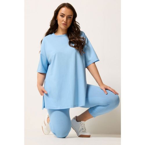 Yours Tshirt Long Bleu Size 50-52 - Yours - Modalova