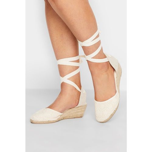 Sandales Blanches Compensées Pieds Larges E & Extra Larges Eee Size 38EEE - Yours - Modalova