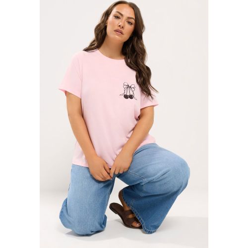 Tshirt Rose Brodé De Nœuds Size 50-52 - Yours - Modalova