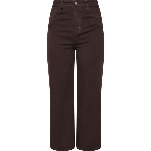 Jean Large Marron Chocolat Size 38 - Limited Collection - Modalova