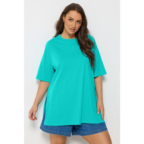 Tshirt Long Bleu Turquoise Size 54-56 - Yours - Modalova