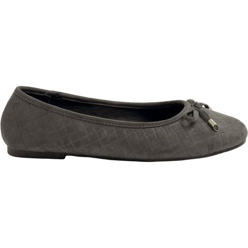 Ballerines Tressées Grises, Coupe Large Esize 38E - Yours - Modalova