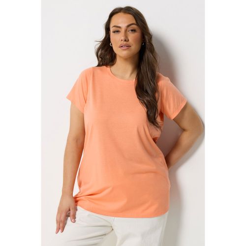 Tshirt Basique Clair À Manches Courtes Size 50-52 - Yours - Modalova