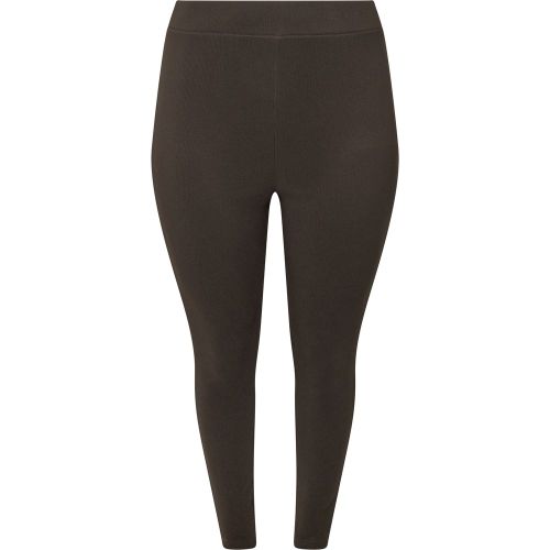 Legging Côtelé Marron Chocolat Size 56 - Yours - Modalova