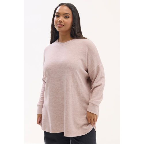 Pull Grande Taille Doux Rose Pâle Size 44 - Yours - Modalova