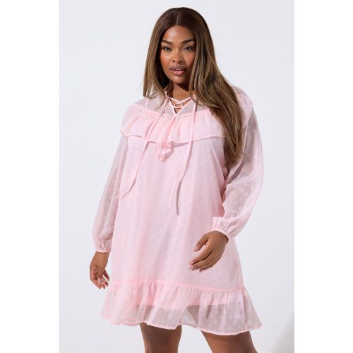 Robe Blouse Rose En Dobby Curve Size 42 - Limited Collection - Modalova