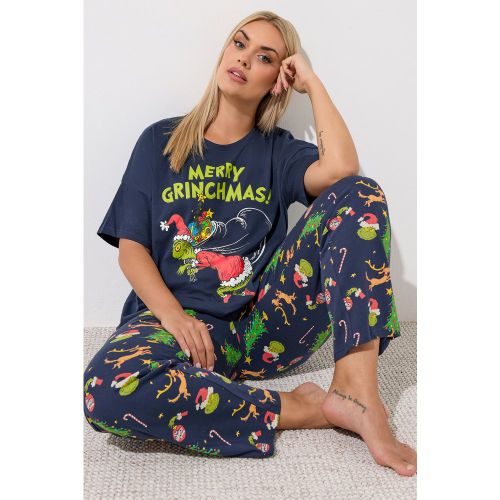 Ensemble De Pyjama Bleu Marine Le Grinch Size 50-52 - Limited Collection - Modalova