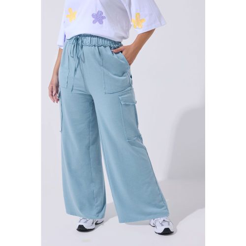 Pantalon De Jogging Cargo Bleu Délavé Size 50-52 - Limited Collection - Modalova