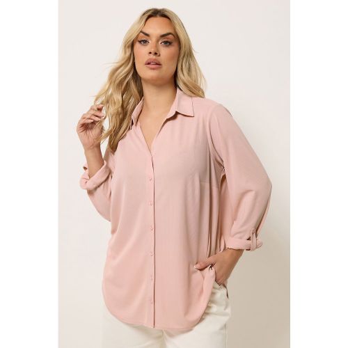 Chemise Côtelée Rose Clair Size 58-60 - Yours - Modalova