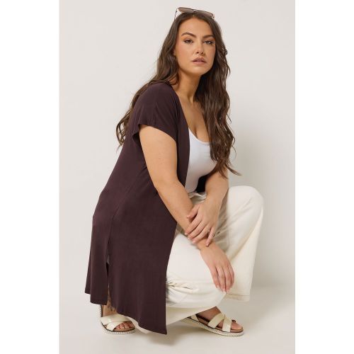 Kimono Marron Chocolat Size 44 - Yours - Modalova
