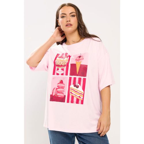 Tshirt Détendu Dessert Rose Size 50-52 - Yours - Modalova