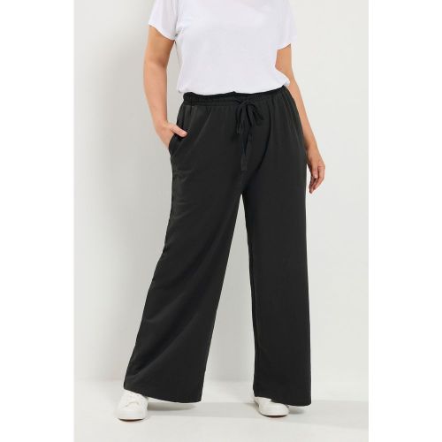 Pantalon De Jogging Large Noir À Cordon De Serrage Size Short > 50-52 - Yours - Modalova