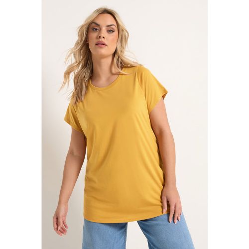 Yours Tshirt Basique Jaune Size 44 - Yours - Modalova