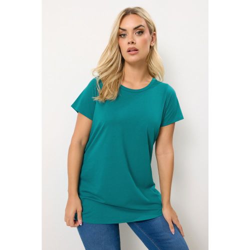 Tshirt Basique Vert Sarcelle Size 46 - Yours - Modalova