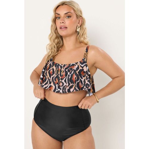 Et Lot De 2 Bas De Bikini Gainants Noirs À Taille Très Hautesize 44 - Yours - Modalova
