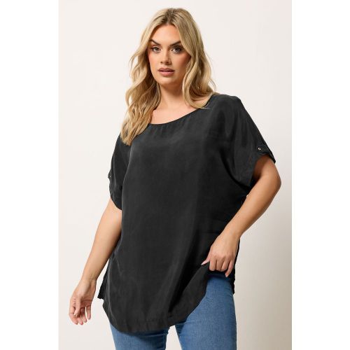 Top Noir Avec Manches À Pattes D'attache Size 50-52 - Yours - Modalova